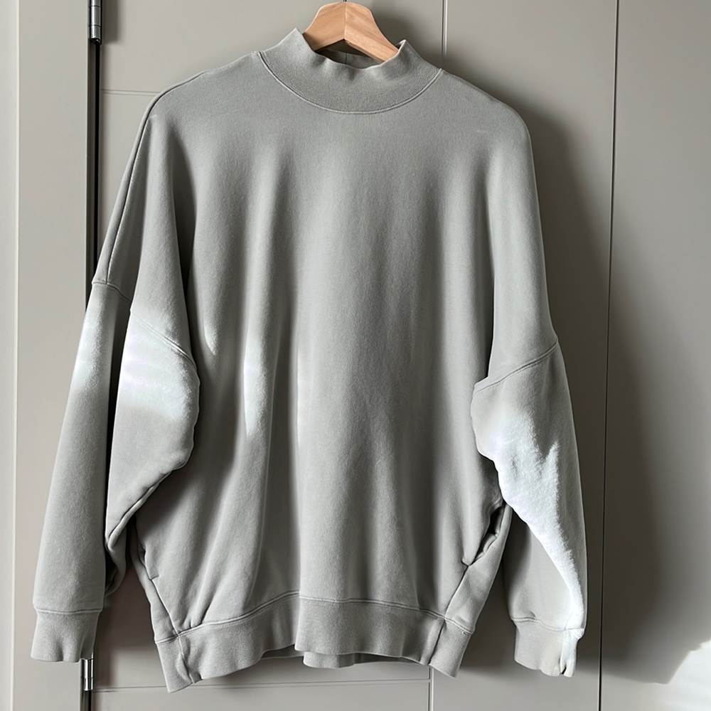 The Group by Babaton Mock Neck sweatshirt in size 2, dusky green